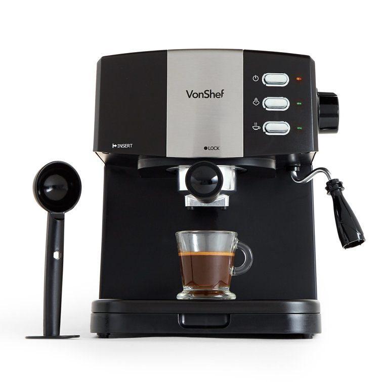 VonShef 15 Bar Espresso & Coffee Machine & Reviews Wayfair.co.uk